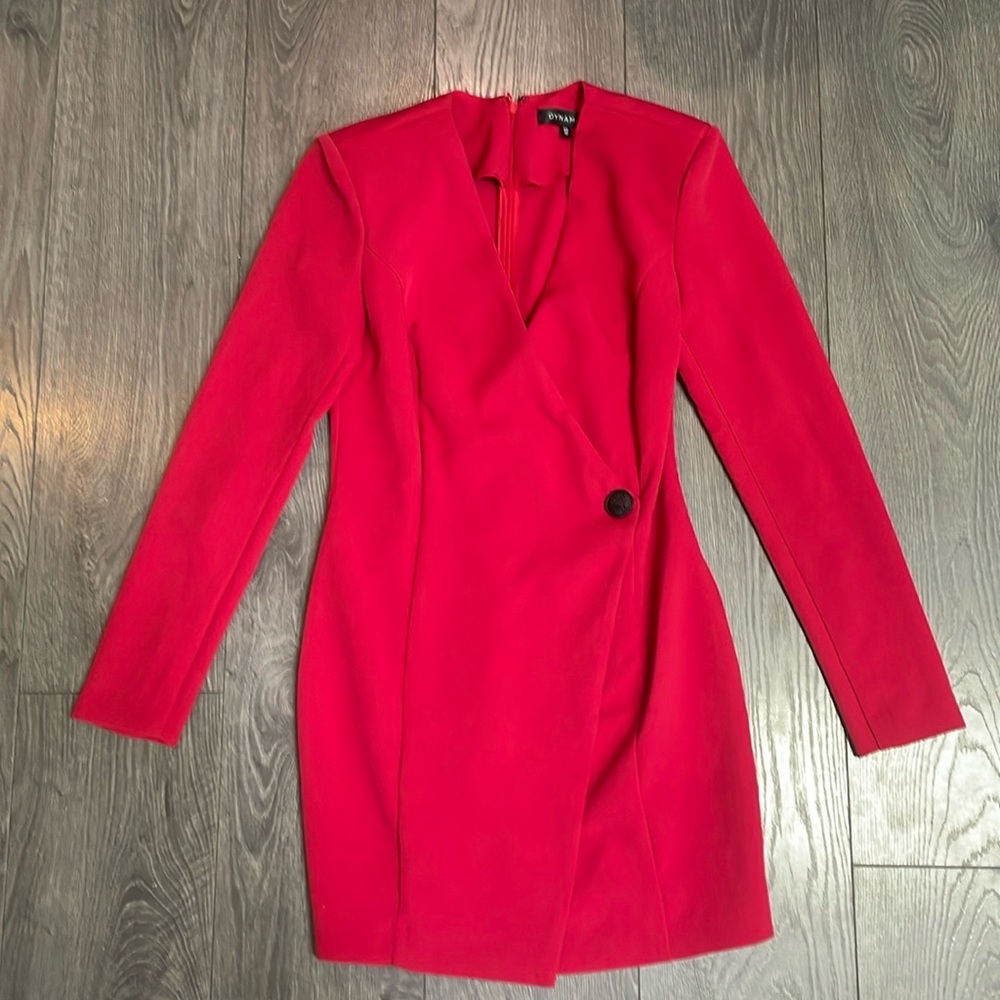 Dynamite Red Blazer Dress size small
